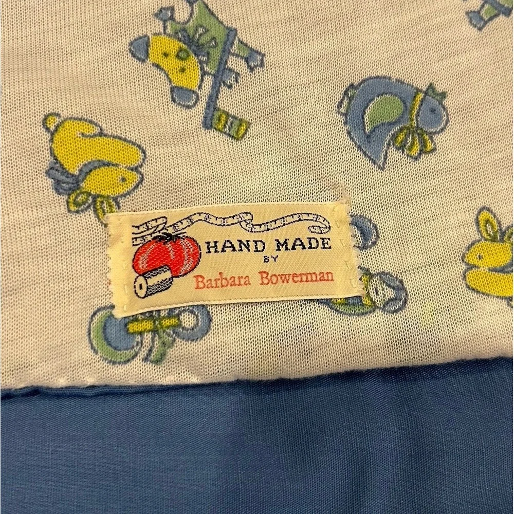 Vintage Quilt Sunbonnet Sue Blue‎ Crib Size 53X41